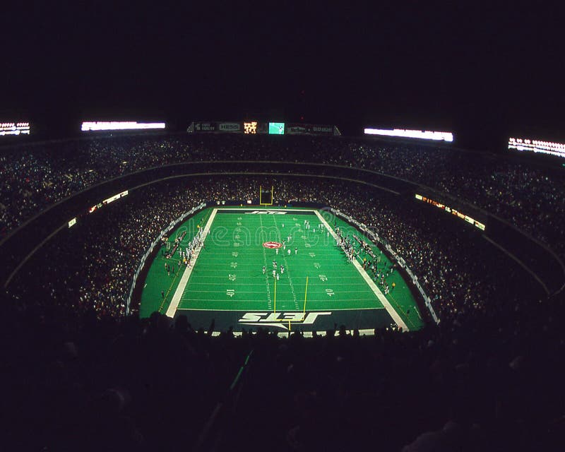 Vintage Old Meadowlands Stadium during NY Jets game