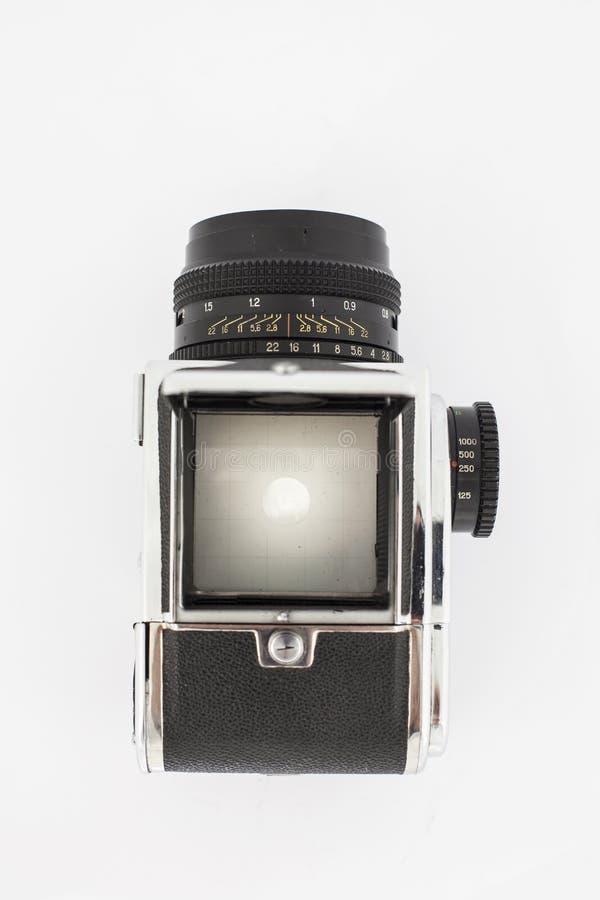 Vintage Old Photographic Medium Format Camera. Stock Image Image of