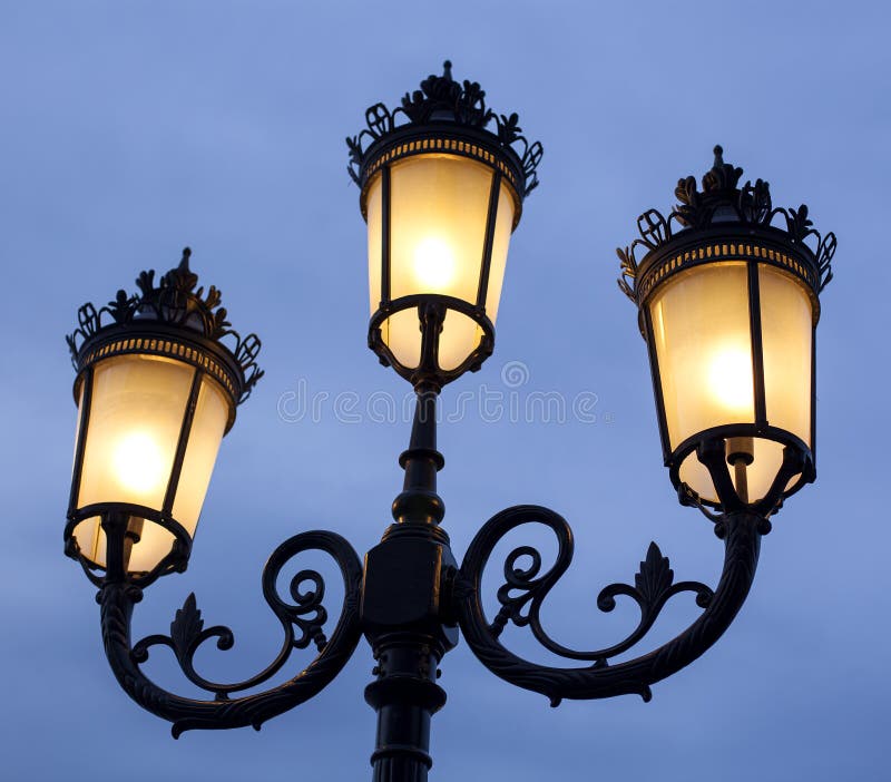 Old fashioned street lamp stock photo. Image of architecture 1500192