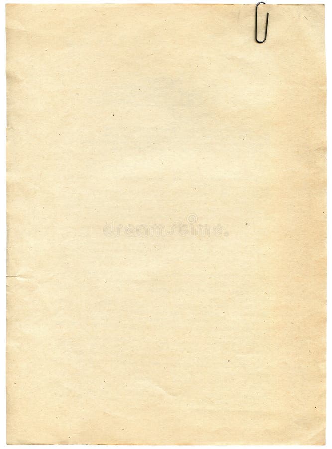 Vintage paper texture with clip to background