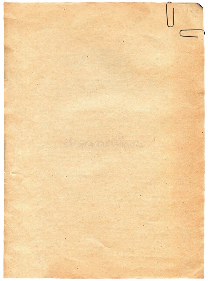 Vintage paper texture with clip to background