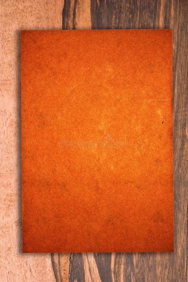 Vintage paper on wood royalty free stock photos