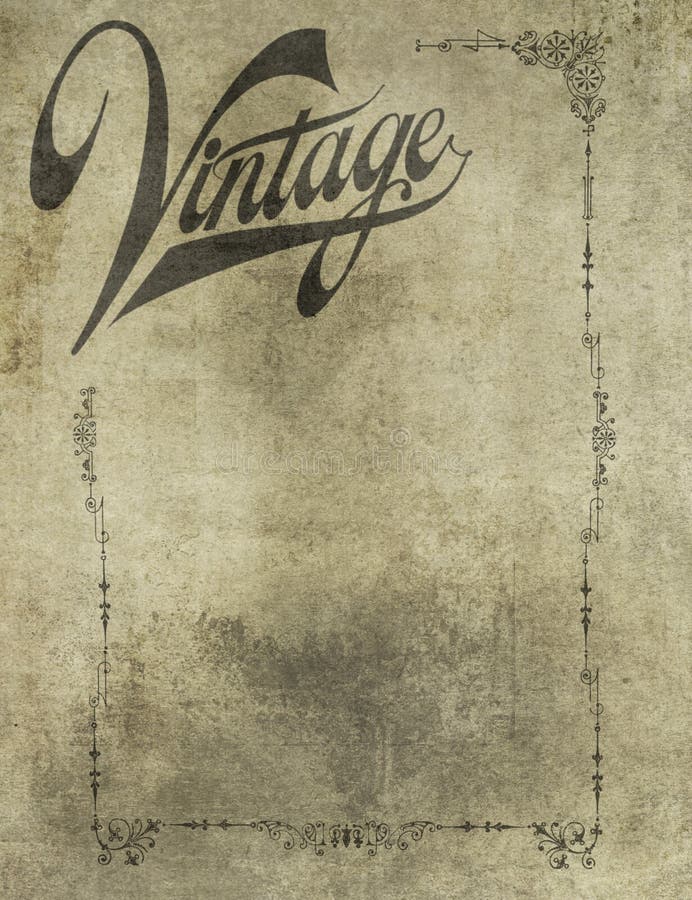 Vintage Parchment Paper Antique Background, Old Stock Image - Image of ...