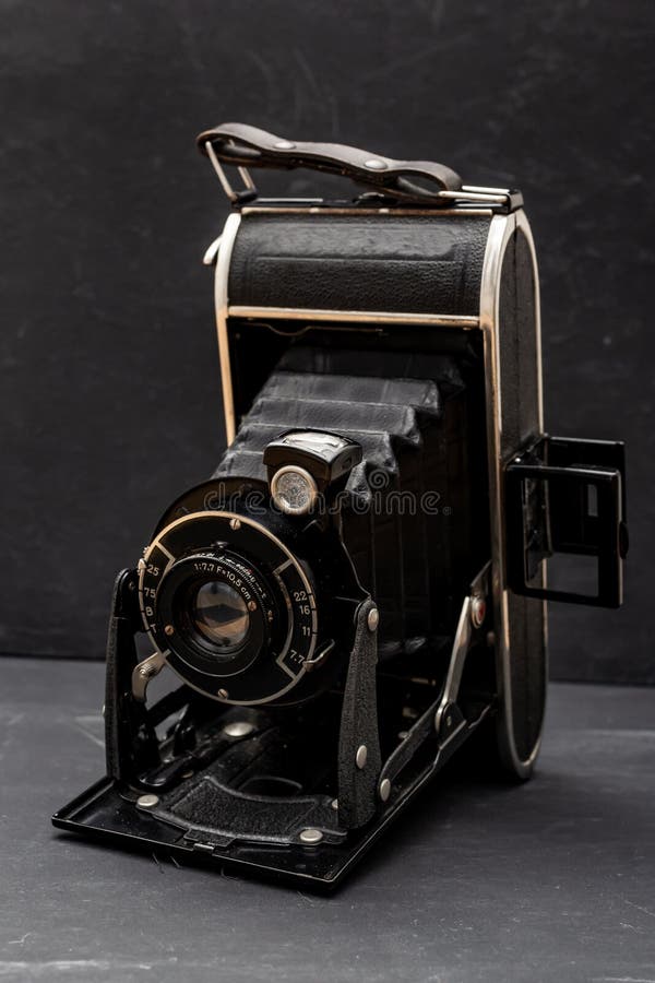 カメラ フィルムカメラ Vintage Photo Camera with Aesthetic Metallic Elements, Beautiful 