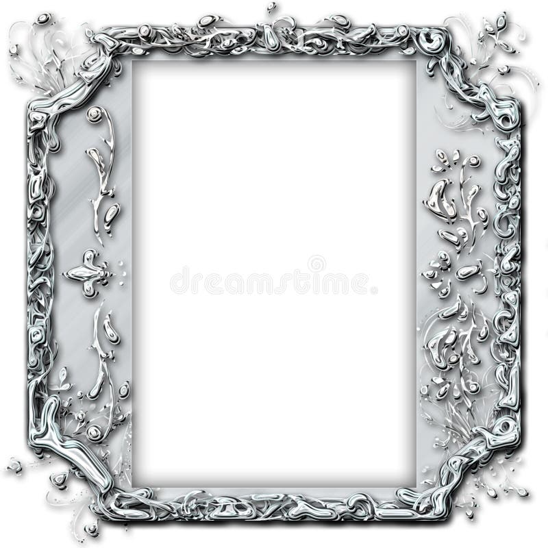 Vintage photo frame with classy patterns