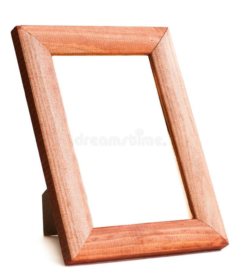 Vintage photo frame isolated on white background