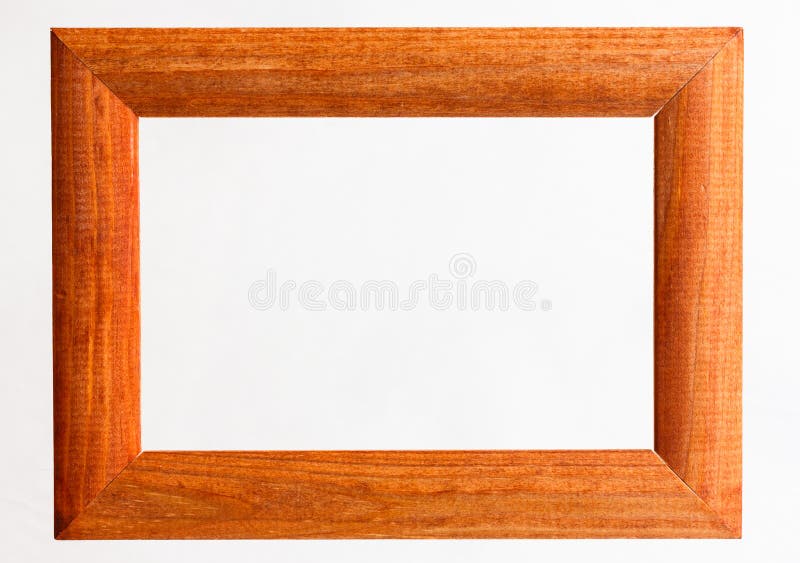 Vintage photo frame isolated on white background