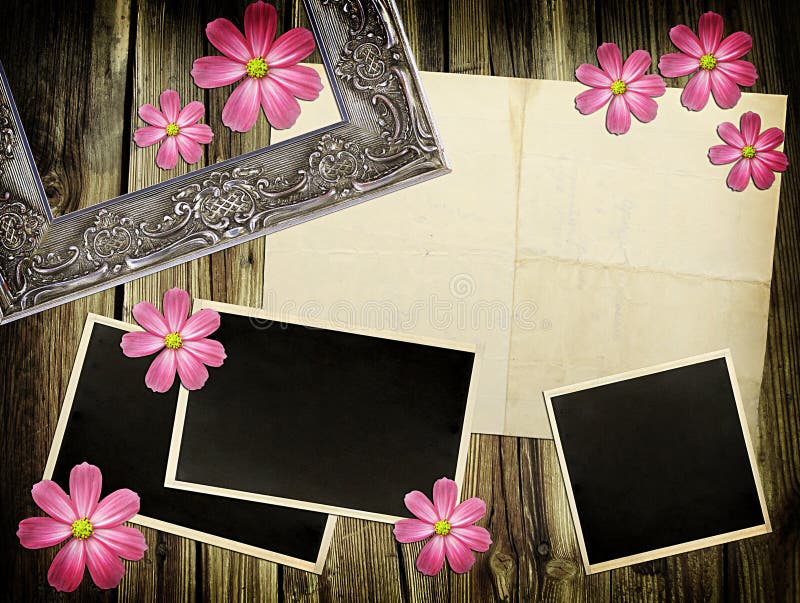 Vintage photo frames