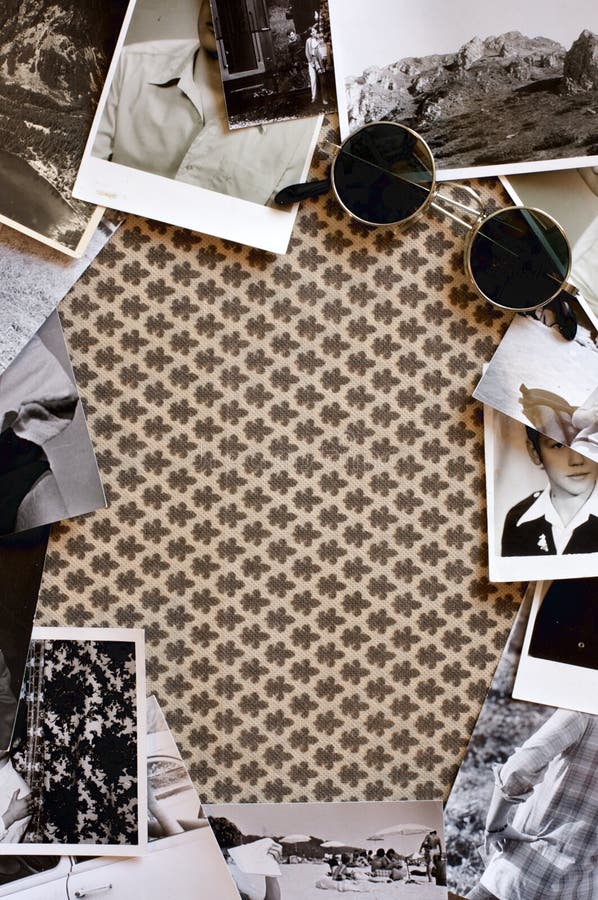 Vintage photos frame stock image. Image of border, collection 13343911