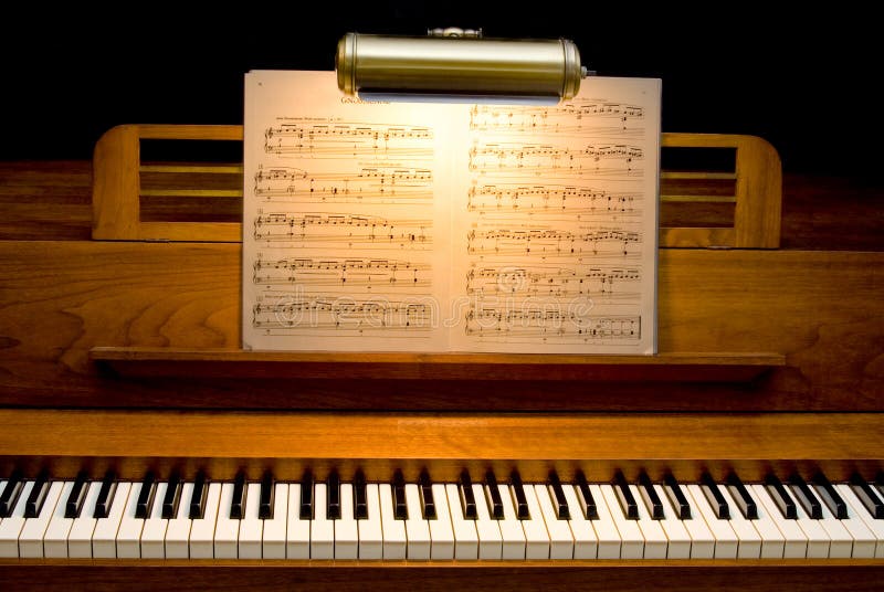 Vintage Piano stock photo