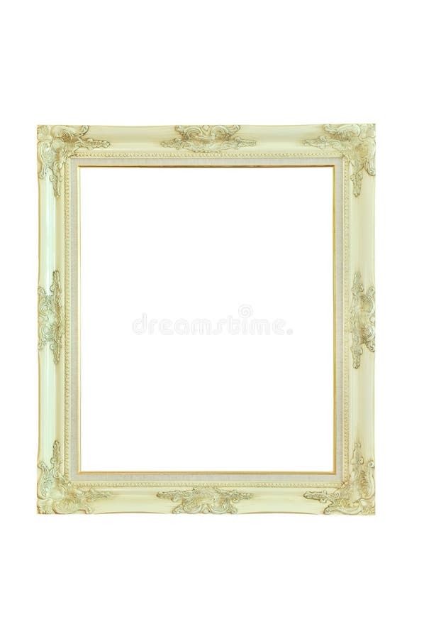Vintage picture frame isolated royalty free stock images
