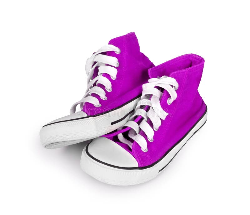 Vintage pink shoes isolated on white royalty free stock image Vintage pink shoes isolated on white royalty free stock image