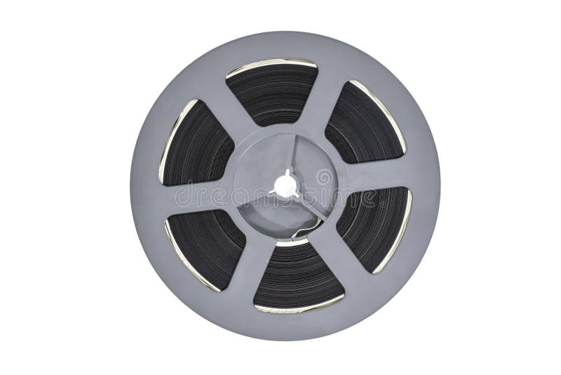 Vintage Plastic Super 8 Film Reel stock images
