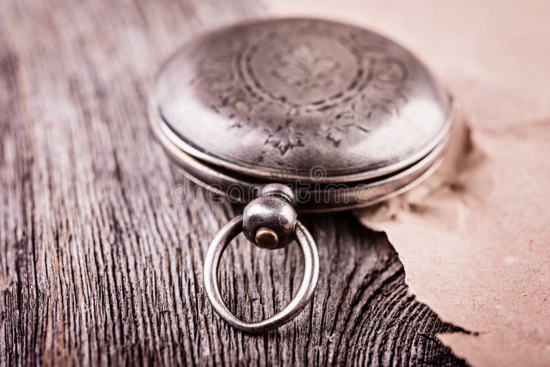 Vintage pocket clock stock photo. Image of vintage, macro 69077194