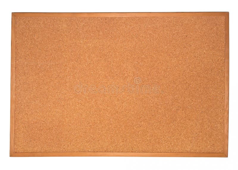 Blank Cork Notice Board Isolated on White Stock Photo Image of wooden