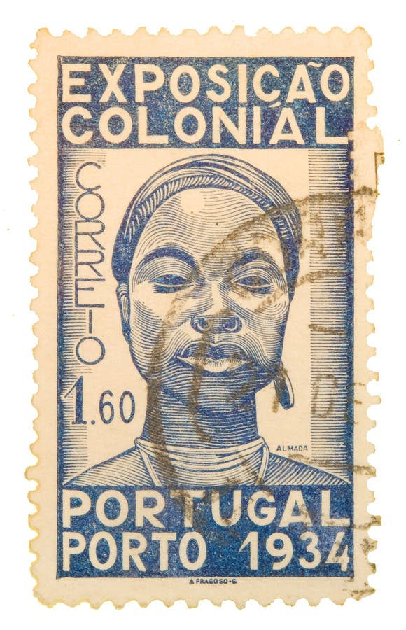 Vintage Portugal Postage Stamp royalty free stock image