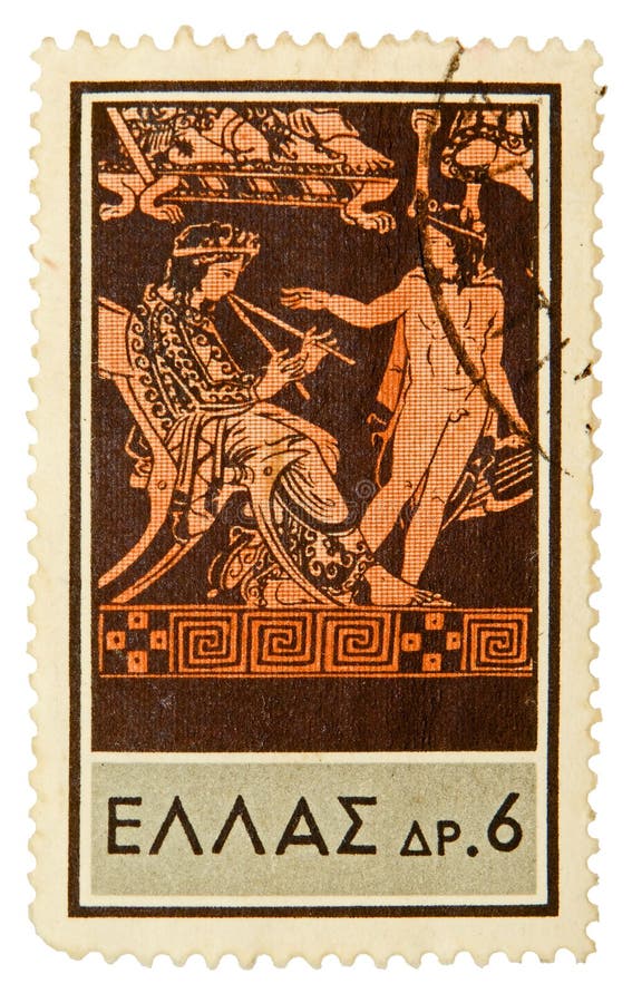 Vintage postage stamp stock images