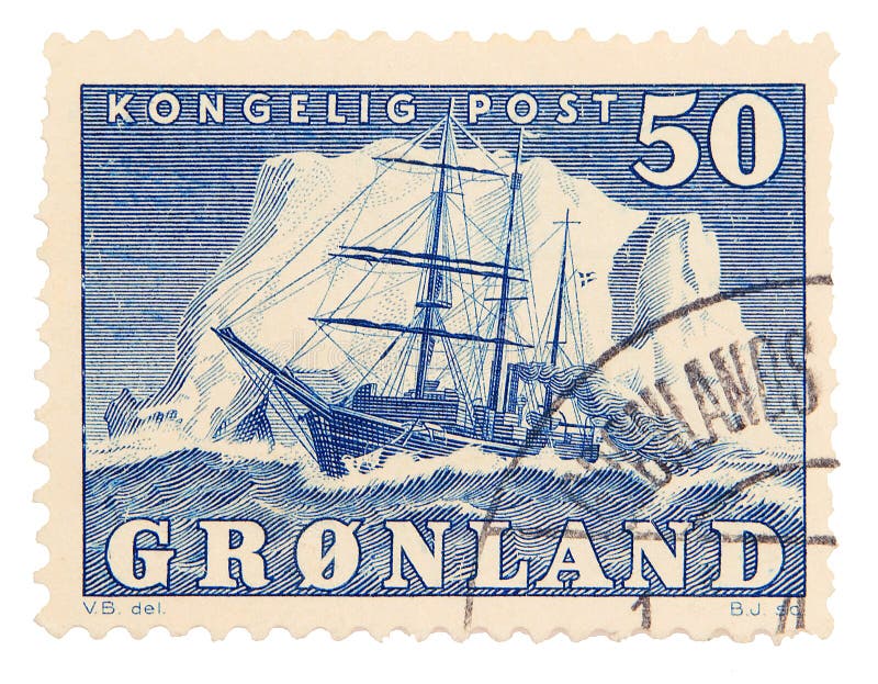 Vintage postage stamp royalty free stock photo