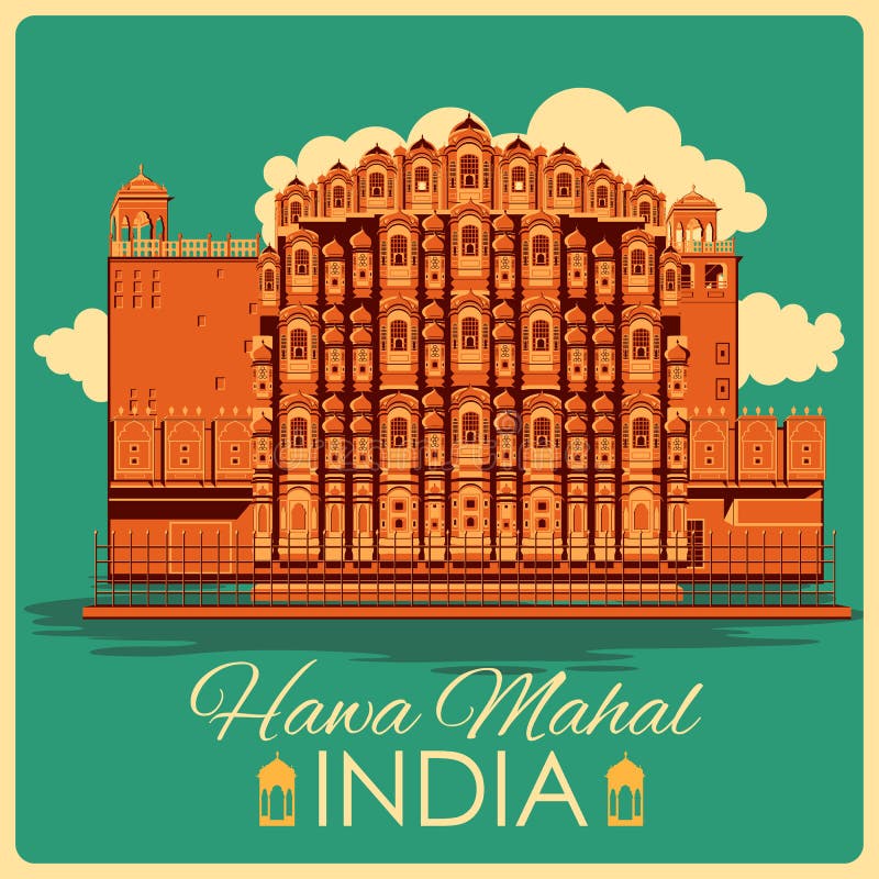 Hawa Mahal Stock Illustrations – 67 Hawa Mahal Stock Illustrations, Vectors  & Clipart - Dreamstime