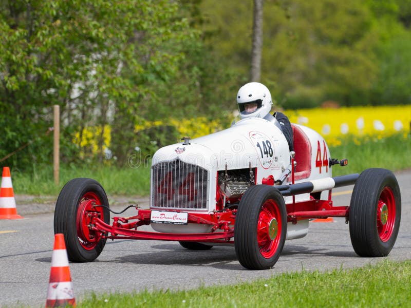 Vintage pre war race carFord Ermer royalty free stock image