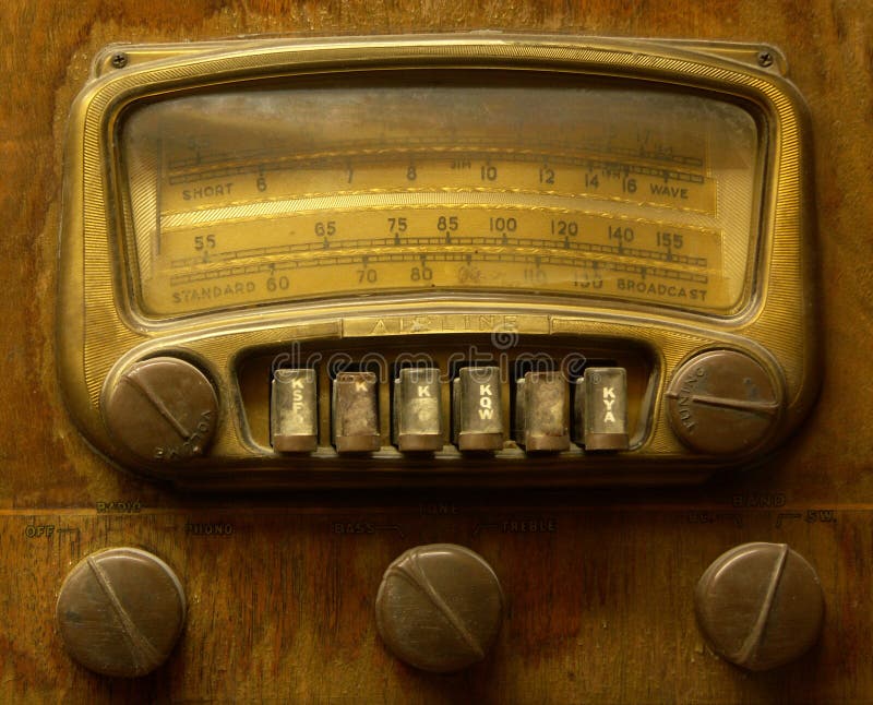 Vintage Radio stock photo