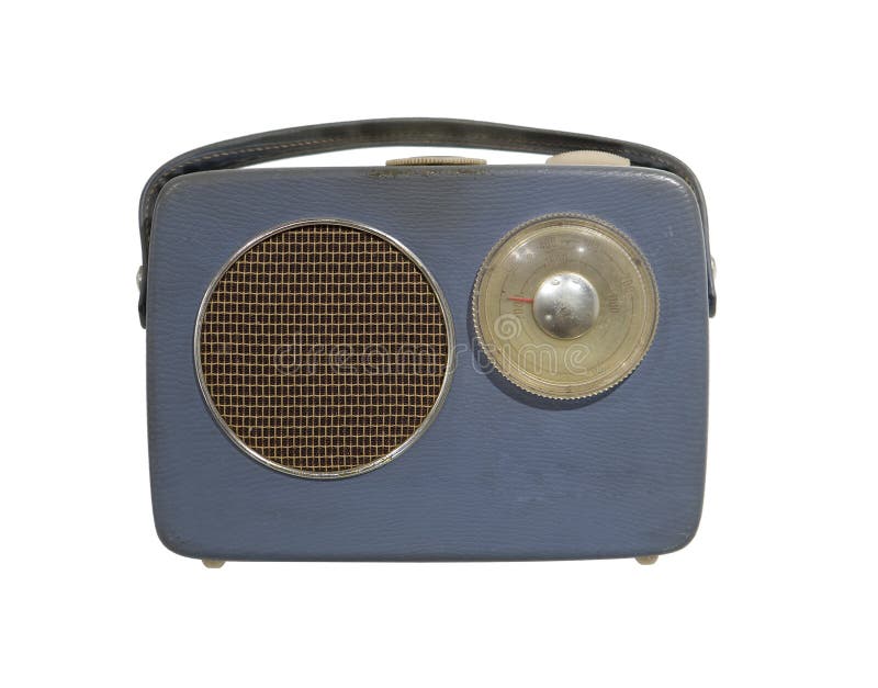 Antique Bakelite Tube Radio 07 Blue Stock Image - Image of bakelite