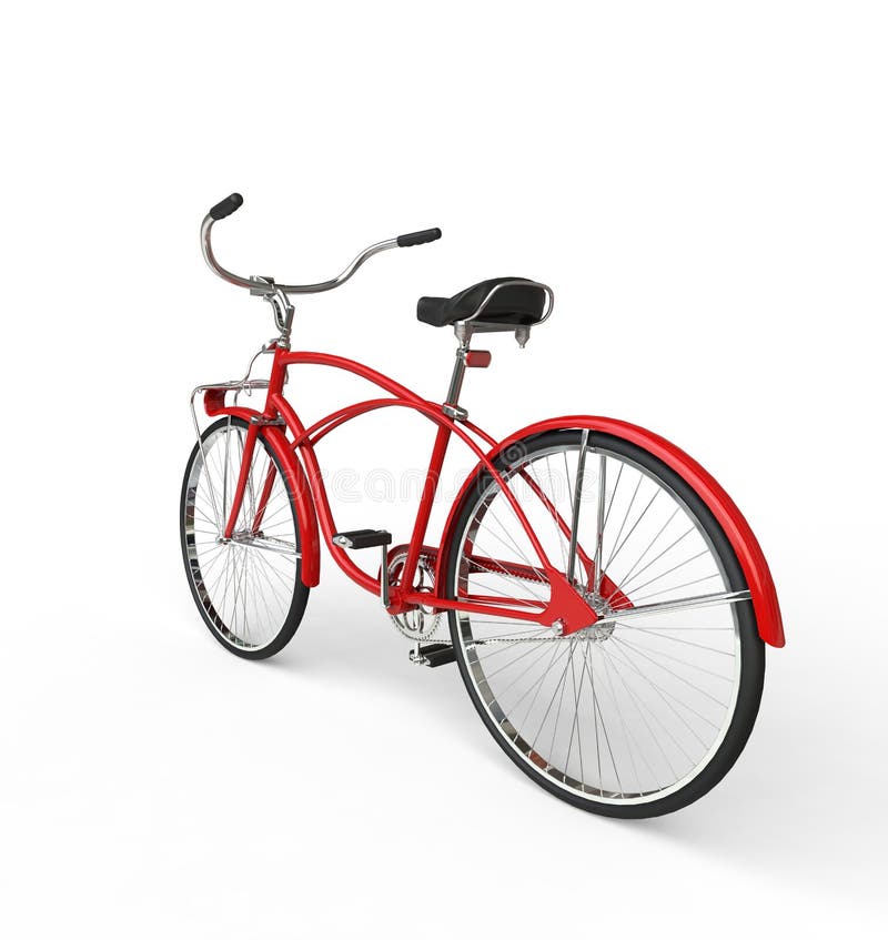 Vintage Red Bicycle stock photo. Image of bike, cycling 59007178
