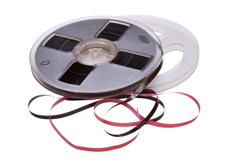 Vintage Reel of Audio Tape stock photo. Image of recording 16019494