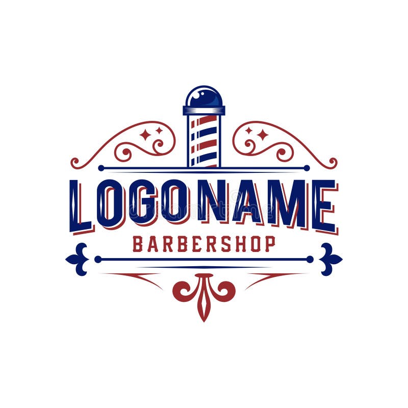 Barber Shop Design Logo PNG Vector (AI) Free Download