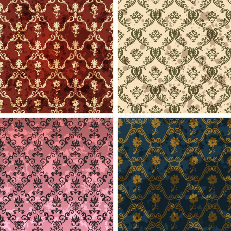 Vintage retro do papel de parede do fundo sujado ilustração royalty free Vintage retro do papel de parede do fundo sujado ilustração royalty free
