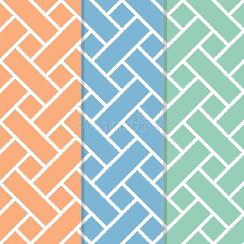 Seamless Basket Weave Background Pattern