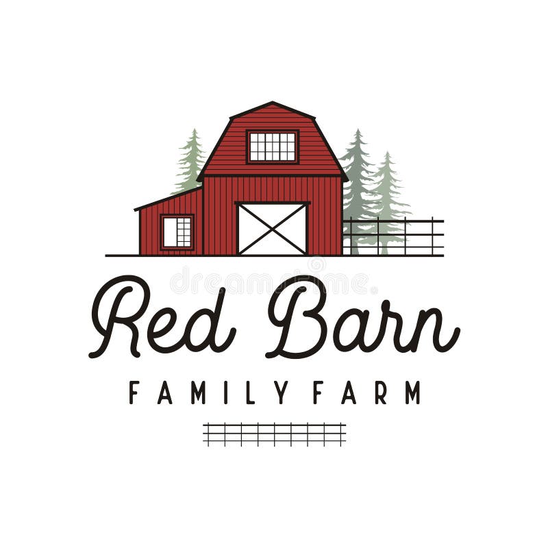 Vintage Retro Rustic Barn logo design inspiration