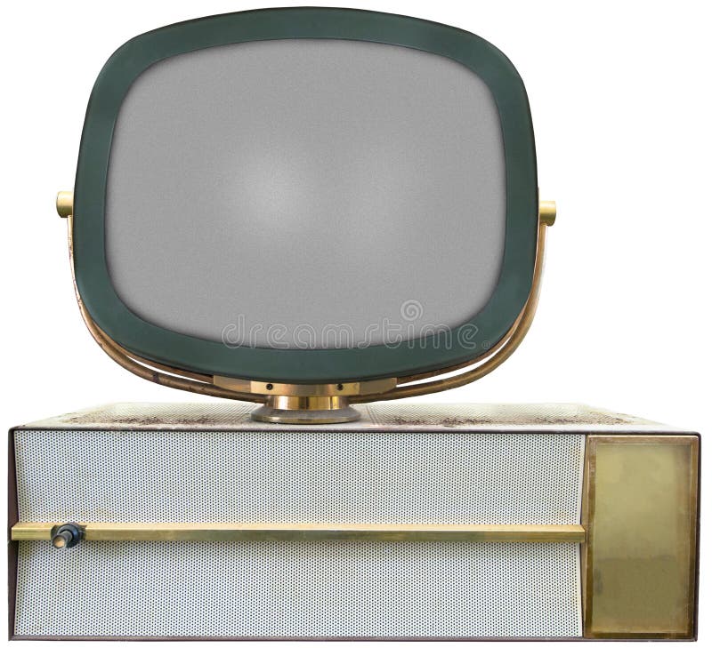 Vintage retro TV, televisión aislada imágenes de archivo libres de regalías Vintage retro TV, televisión aislada imágenes de archivo libres de regalías
