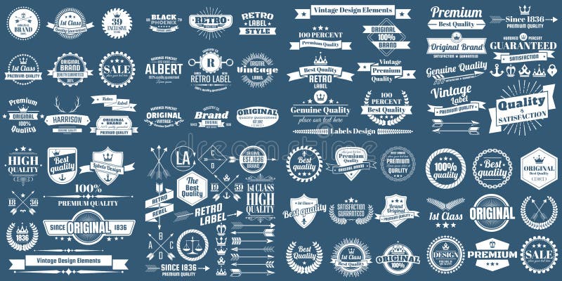 Vintage Retro Vector Logo for banner vector illustration
