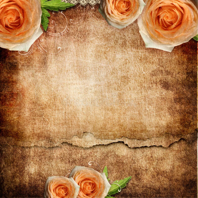 Vintage romantic background