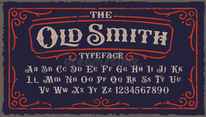 victorian style font a