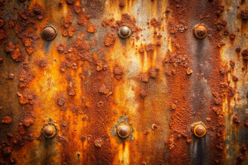 Vintage Rusty Grunge Iron Background for Retro Projects stock illustration