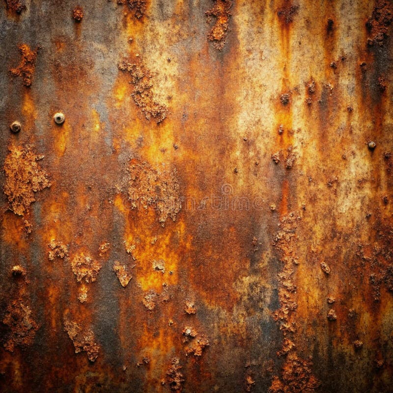 Vintage Rusty Grunge Iron Background for Retro Projects stock illustration