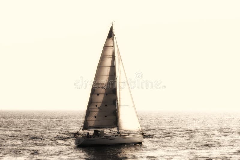 Vintage sailing boat