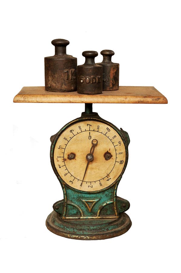 Vintage scale royalty free stock photography