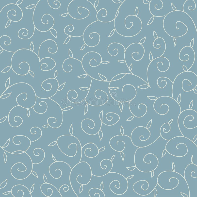 Vintage seamless floral wallpaper