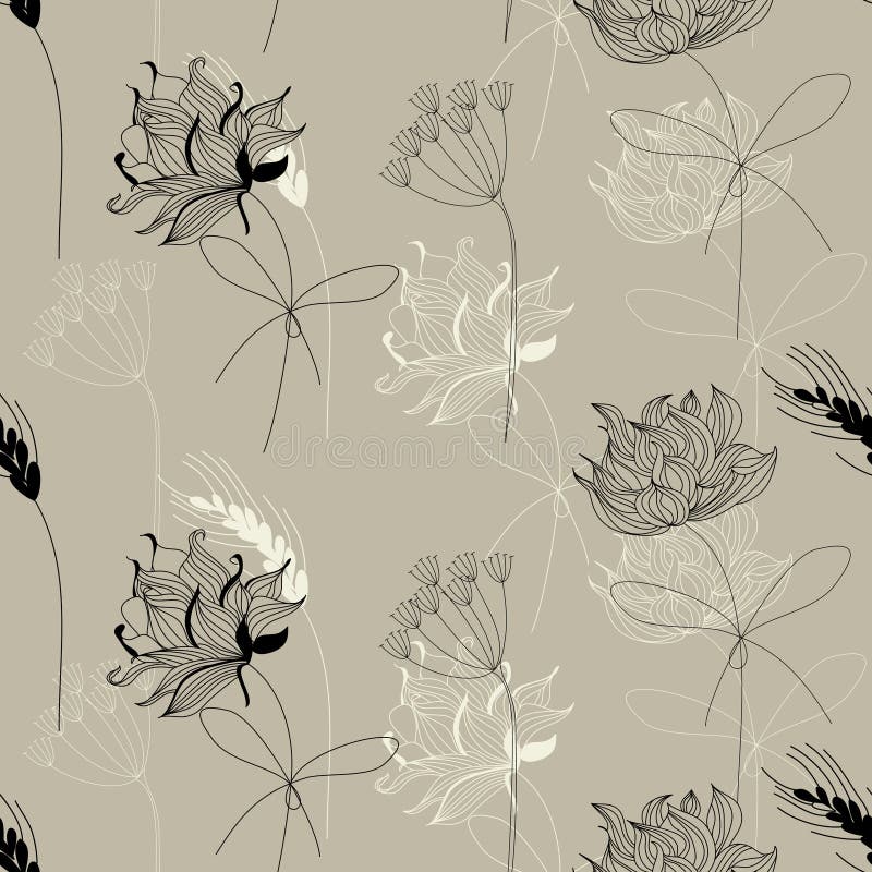 Vintage seamless pattern