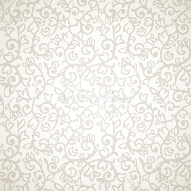 Floral Seamless Royal Wallpaper Stock Vector - Illustration of ...