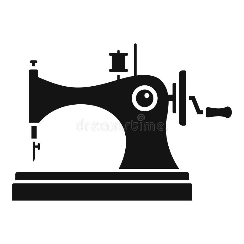 Download Vintage Sew Machine Icon, Simple Style Stock Vector - Illustration of handmade, cute: 136858085