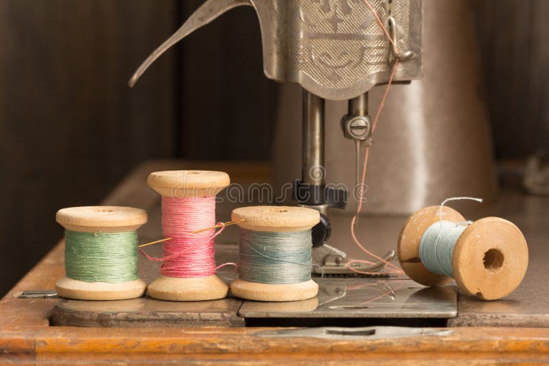 Vintage sewing machine stock photo. Image of retro, worn 13097702