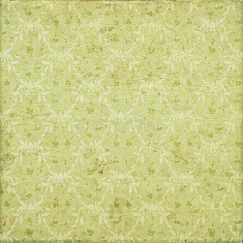 Vintage shabby ornament flower repeat pattern background