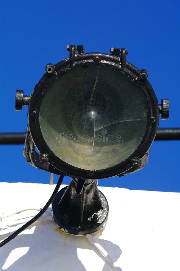 Vintage ships spotlight stock photo. Image of dirty, beam 37701044