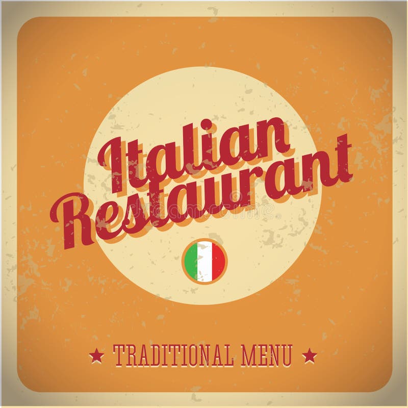 Italian Restaurant Logo Design, Authentic Traditional Continental Food