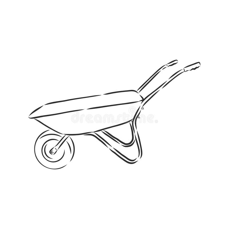 Featured image of post Outline Drawing Of Wheelbarrow Design outline still stroking movement masterpieces researching promote