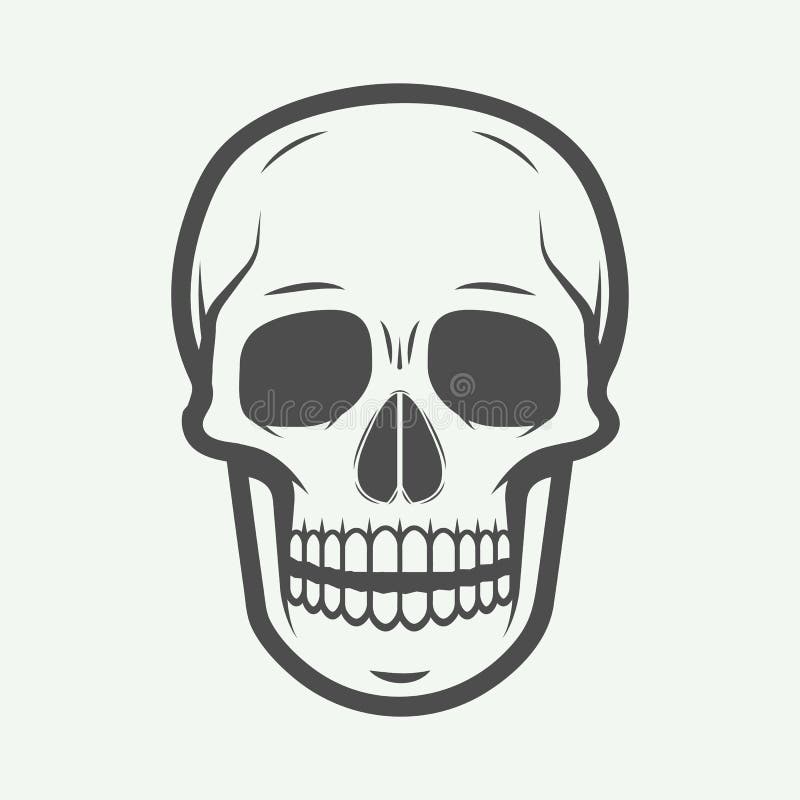 Vintage Skull Label, Emblem and Logo. Graphic Art Stock Vector ...